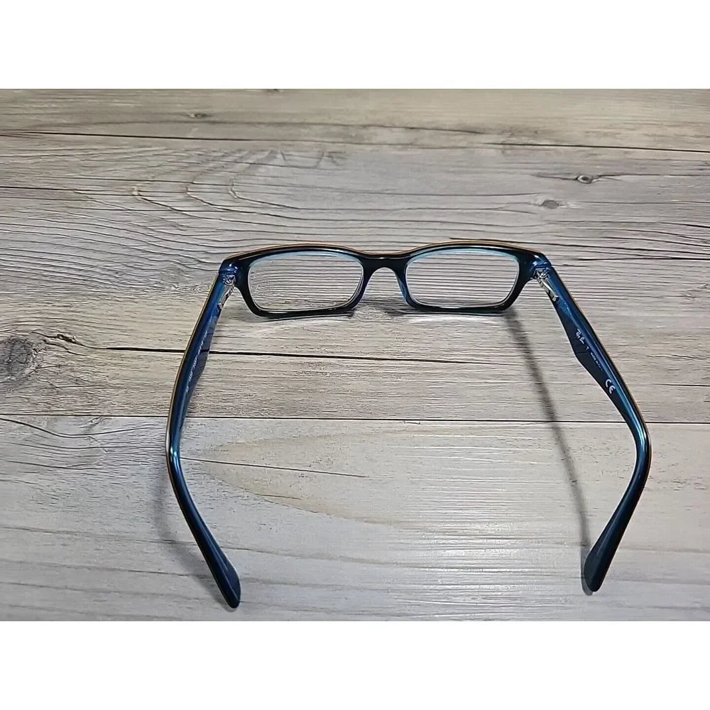Ray-Ban RB1530 3587 Kids Eyeglasses Frames Blue Rectangle Full‎ Rim 48-16-125